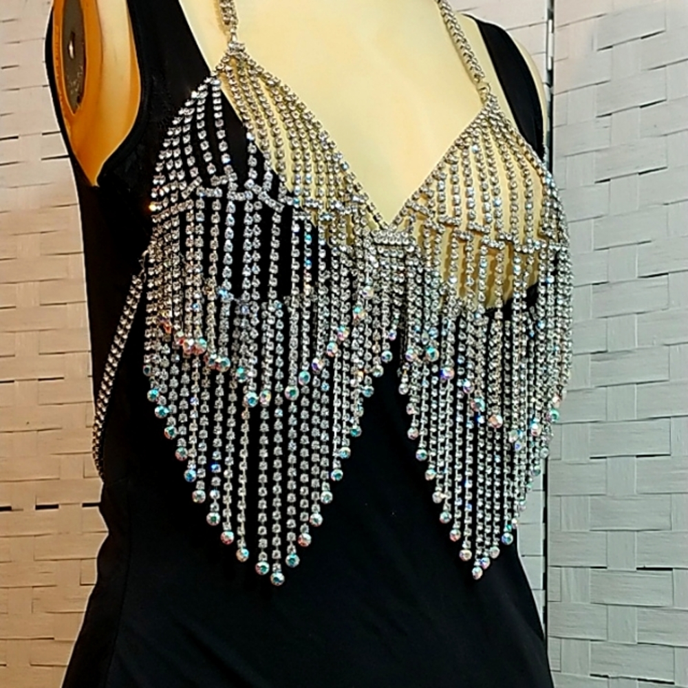 Crystal Beaded Halter